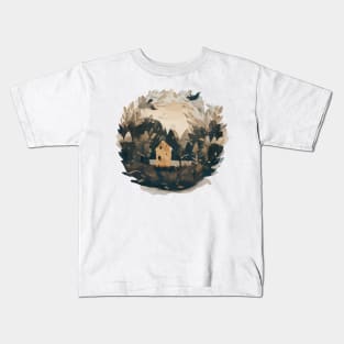 Detour Shirts - Embrace the Journey, Find Your Campfire Kids T-Shirt